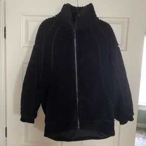 Lululemon oversized Sherpa zip-up